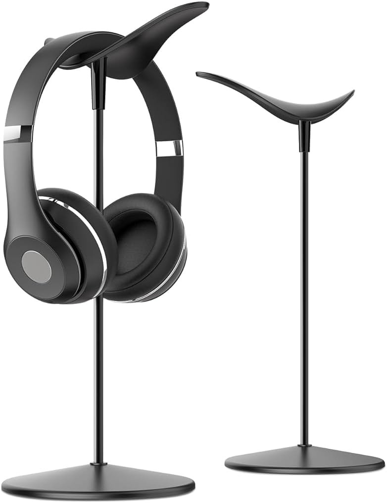 Lamicall Headphone Stand, Desktop Headset Holder - Desk Earphone Stand, for All Headsets Such as Airpods Max, HyperX Gaming Headphones, Beats, Senn heiser Music Headphones Gifts - Product Image