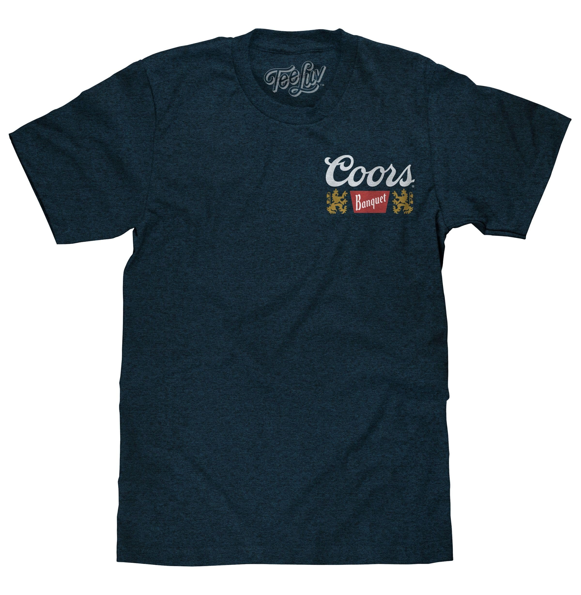 Tee Luv Men's Coors Banquet Shirt - Golden Colorado Front and Back Beer Shirt - Product Image