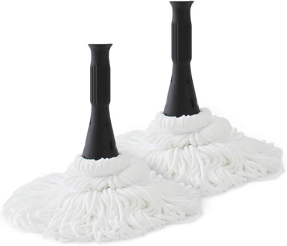 Eyliden Mop Model No.: FZ-02-2020/FZ-02-2019 Replacement Head, 2pcs Microfiber Mop Pads for Eyliden Twist Mops, Floor Cleaning Mops Head(Not Include Handle), Suitable for Any Surfaces (2pack Heads) - Product Image