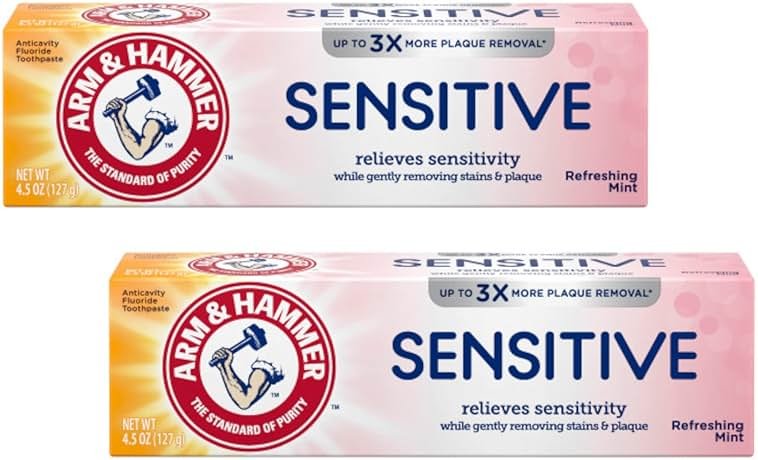 ARM & HAMMER Sensitive Teeth & Gums Toothpaste 4.5 oz (Pack of 2) - Product Image