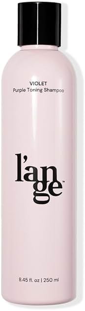 L'ANGE HAIR Violet Purple Toning Shampoo | Restores Hair Color | Tone Correcting Shampoo | Removes Yellow, Orange and Brassy Tone | UV Protection Shampoos | All Hair Types - Product Image