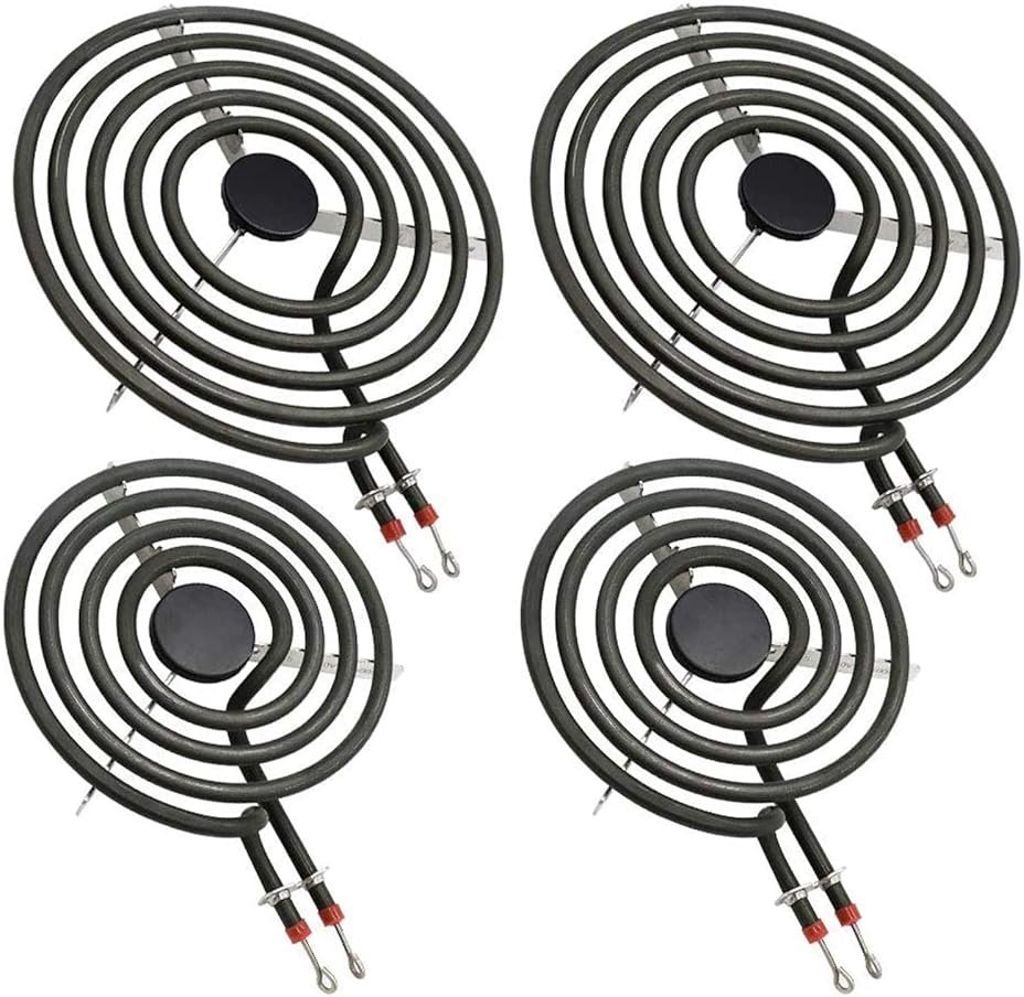 【2026 UPGRADED】 MP22YA Electric Range Burner Element Unit Set - Replacement for Ken-more Whirlpool May-tag Hardwick Norge Ranges/Stoves - Include 2 pcs MP15YA 6" and 2 pcs MP21YA 8" by Beaquicy - Product Image