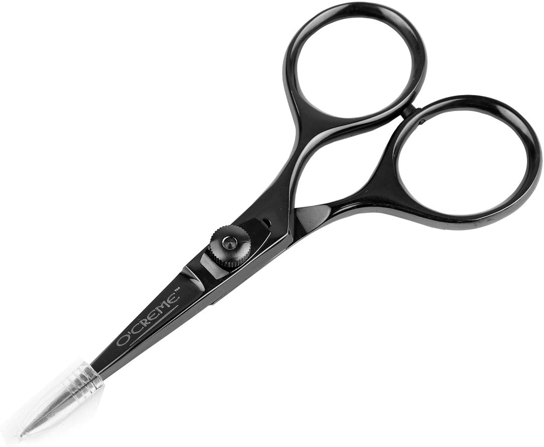 O'Creme Super Sharp Chef Scissors All Stainless Steel Snips Garnishing Tool (Black) - Product Image