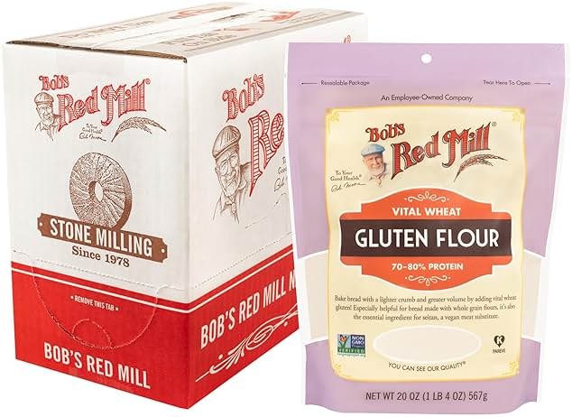 Bob's Red Mill Vital Wheat Gluten Flour, 20oz (Pack of 1) - Vegan, Keto Friendly, Kosher - Product Image