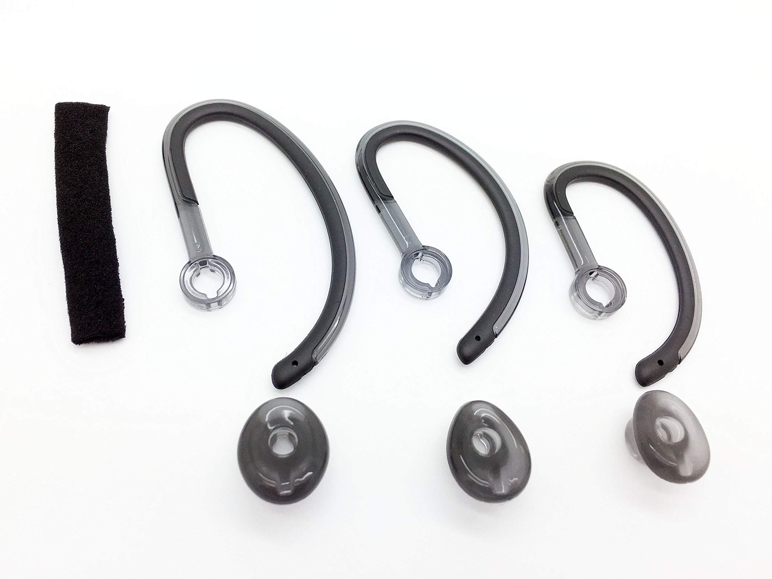 AvimaBasics Savi X40 Ear Tips | Replacement Earbuds Ear Buds Headset Parts Spare Kit Ear Loops Compatible with Plantronics SAVI X40 CS540 Savi W440 W740 W745 WH500 - (Mixed L/M/S) (1 Pack) - Product Image