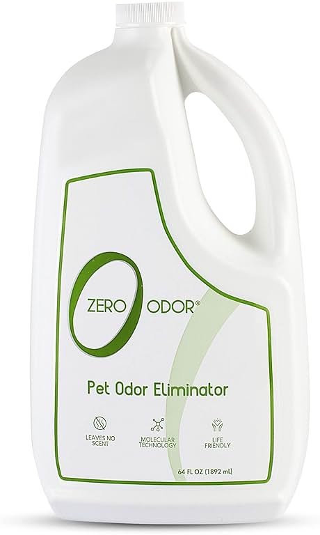 Zero Odor Pet Odor Eliminator, Air and Surface Odor Remover for Carpet, Furniture, and Pet Beds, Refill, 64 oz - Product Image