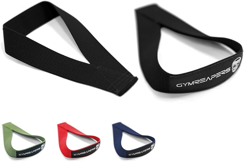 Gymreapers Olympic Lifting Straps for Weightlifting, Snatch, Clean, Powerlifting, Strongman, Deadlifts - Durable Cotton with Reinforced Stitching (Pair) - Product Image