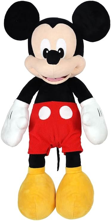 Disney Junior Mickey Mouse Jumbo 25-inch Plush Mickey Mouse, Stuffed Animals, Pretend Play, Kids Toys for Ages 2 Up by Just Play - Product Image