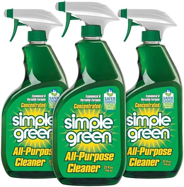 Simple Green AllPurpose Cleaner, 32 Fl Oz (Pack of 3), Original - Product Image