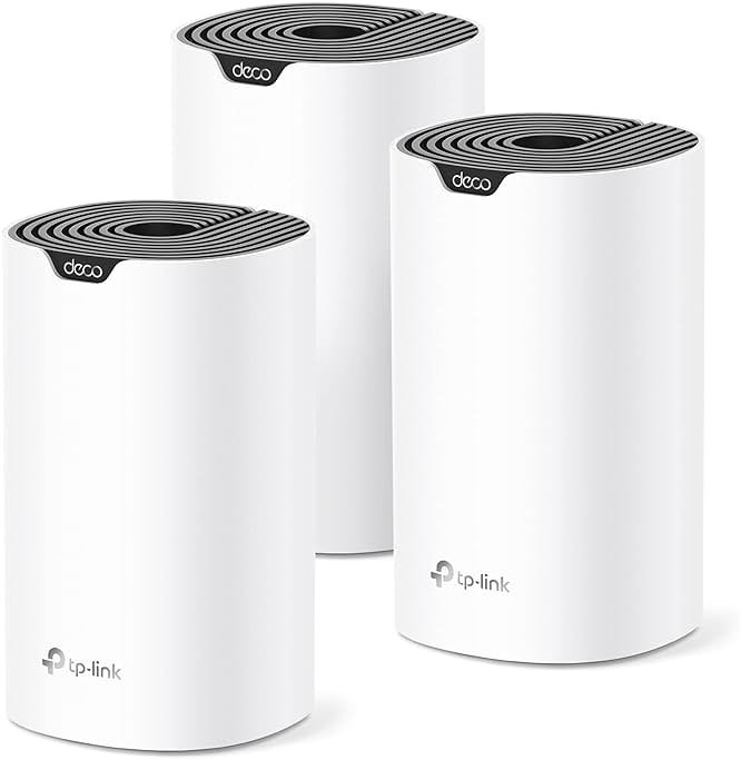 TP-Link Deco S4 Mesh AC1900 WiFi System, Deco S4(3-Pack) | Up to 5,500 Sq.ft. Coverage, Replaces WiFi Router and Extender, Gigabit Ports, Works with Alexa - Product Image