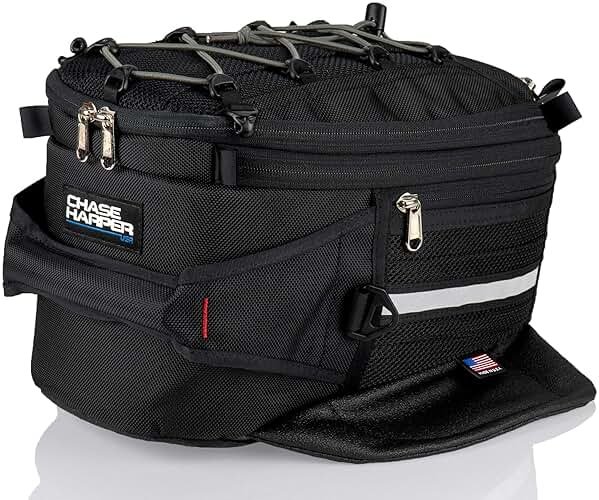 Chase Harper USA 650X Magnetic Tank Bag - Water-Resistant, Tear-Resistant, Industrial Grade Ballistic Nylon with Anti-Scratch Rubberized Bottom, Strong Neodymium Magnets - Expandable Design - Product Image