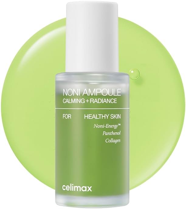 celimax Noni Energy Ampoule 30ml | with Noni Extract, Hydrating, Moisturizing & Soothing Serum for Dark Spots & Fine Lines, Anti Aging, Brightening For Face, Facial Astringent - Product Image