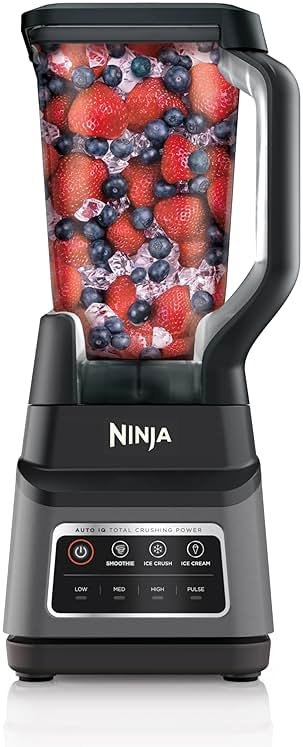 Ninja Professional Plus Blender with Auto-iQ | Smoothie and Ice Cream Maker, Frozen Drink Mixer, Margarita Machine | 3 Auto-iQ Presets, 1400W, 72-oz. Total Crushing Pitcher | Dark Grey | BN701 - Product Image