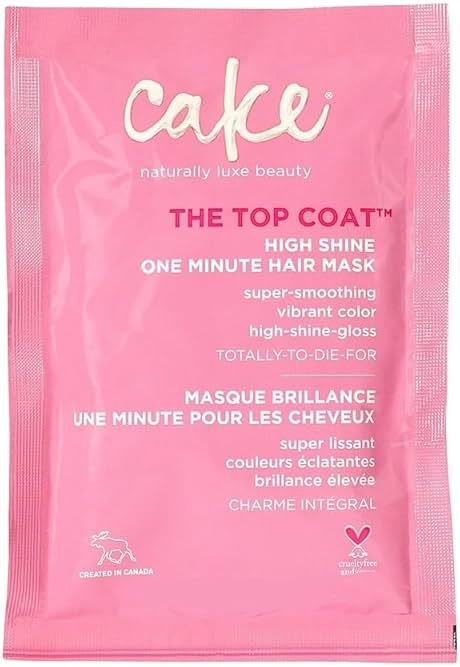 Cake Beauty The Top Coat One Minute High Shine Hair Mask, 1.76 Ounce - Product Image