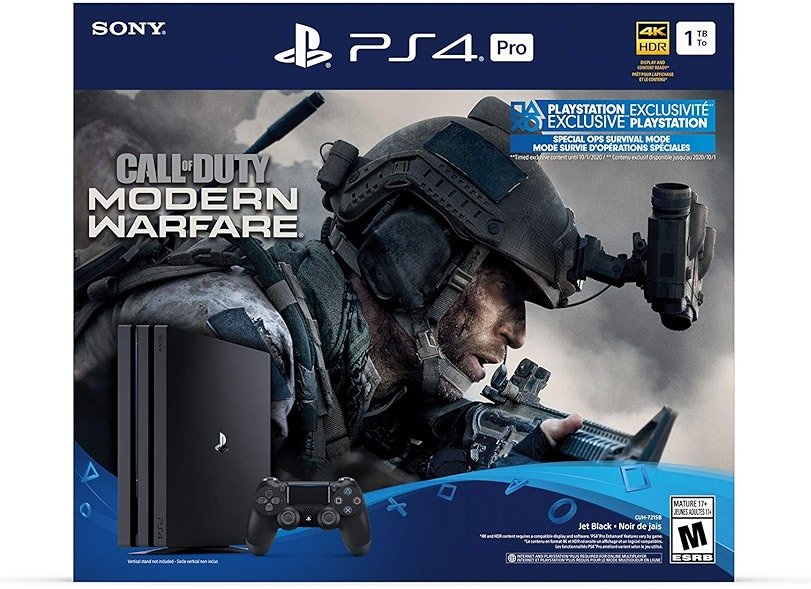 PlayStation 4 Pro 1TB Console - Call of Duty: Modern Warfare Bundle (Renewed) - Product Image