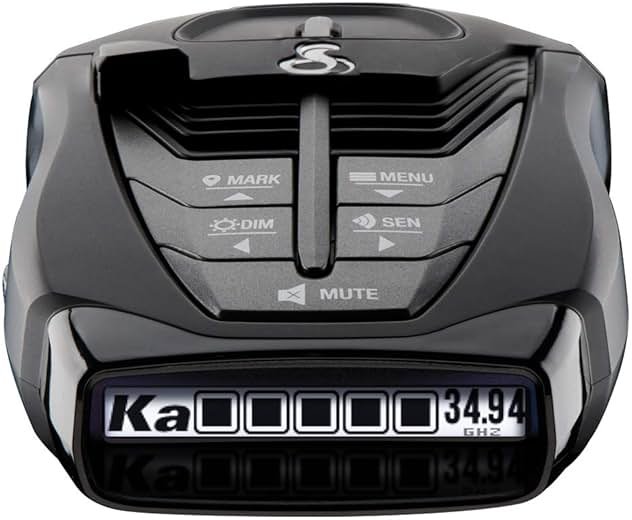 Cobra RAD 480i Laser Radar Detector – Long Range Detection, Bluetooth, Apple CarPlay and Android Auto Compatible, LaserEye Front and Rear Detection, Digital Signal Processing, Black - Product Image