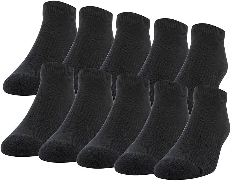 Gildan Men's Active Cotton Low Cut Socks (10-Pairs) - Product Image