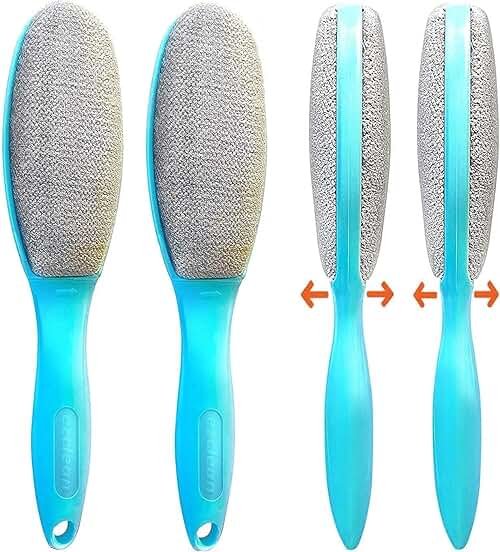 ezclean 2 Pack Lint Brush for Clothes, Couch, Furniture Reusable & Double Sided Pet Hair Remover Brush, Cleaner for Dog Cat Hair, Magic Velvet Lint Remover for Clothes, Fabric, Upholstery, Fuzz, Dust - Product Image