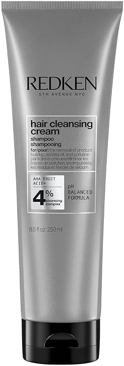 Redken Detox Hair Cleansing Cream Clarifying Shampoo For All Hair Types - Removes Buildup and Strengthens Hair Cuticle - Product Image
