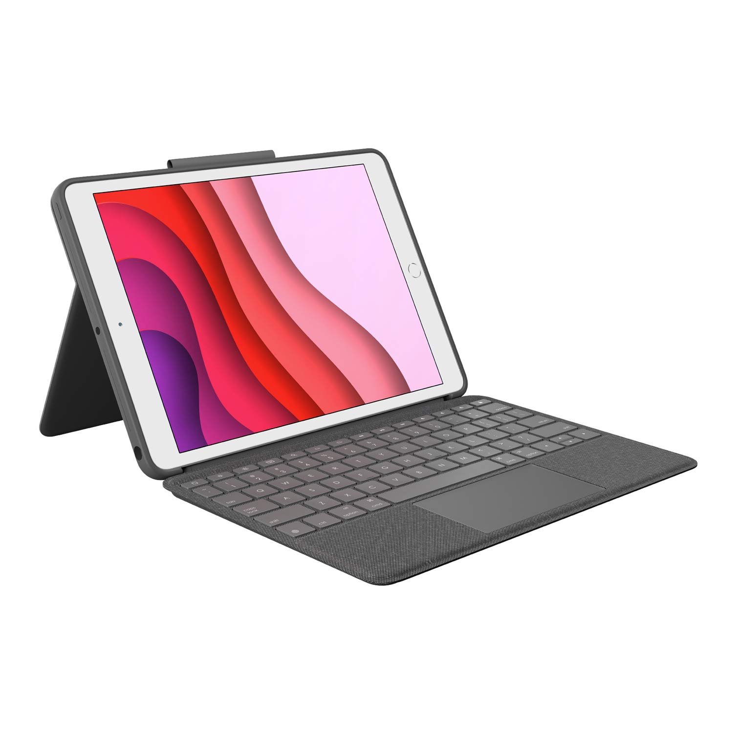 Logitech Combo Touch for iPad (7th, 8th and 9th Generation) Keyboard case with trackpad, Wireless Keyboard, Smart Connector Technology - Graphite - Product Image