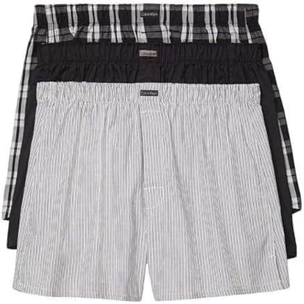 Calvin Klein Men's Underwear Cotton Classics 3-pack Woven Boxer - Product Image