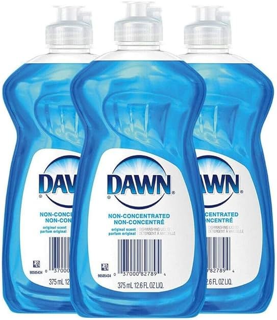 Dawn Non Concentrated Original Dishwashing Liquid, 12.6 Fluid Ounce 3 per Order - Product Image