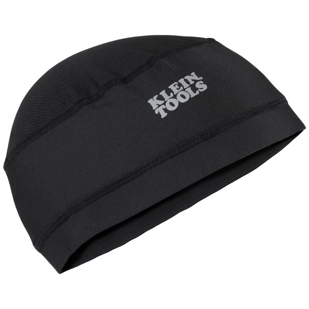 Klein Tools 60181 Cooling Helmet Liner (M/L) for Hard Hats, Under Helmet Cap, Cooling Headwear with Breathable Fabric, Reusable Skull Cap, Hard Hat Liner for Construction and Warm Environments - Product Image
