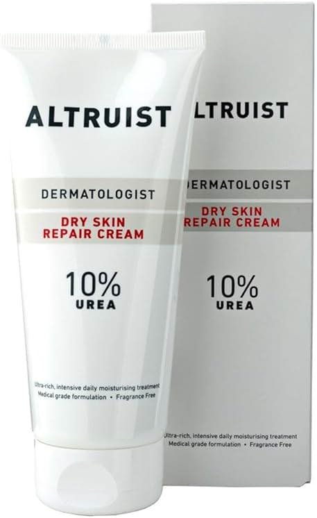 ALTRUIST. Dermatologist Dry Skin Repair Cream 10% Urea – Medical grade moisturiser with Glycerin and Urea by Dr Andrew Birnie, suitable for sensitive skin – 200 ml - Product Image