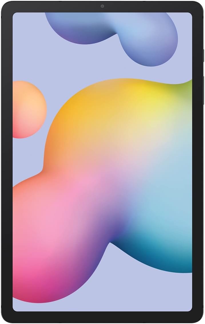 SAMSUNG Galaxy Tab S6 Lite 10.4" 64GB WiFi Android Tablet w/ S Pen Included, Slim Metal Design, Crystal Clear Display, Dual Speakers, Long Lasting Battery, SM-P610NZAAXAR, Oxford Gray - Product Image