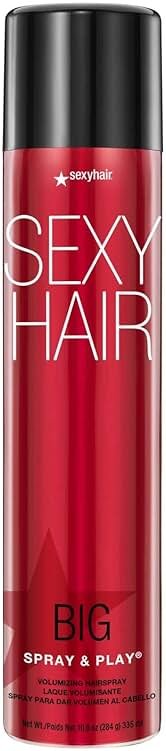 SexyHair Big Spray & Play Volumizing Hairspray | Hold and Shine | Up to 72 Hour Humidity Resistance | All Hair Types - Product Image