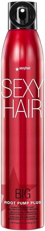 SexyHair Big Root Pump Plus Volumizing Spray Mousse | Volume with High Hold | Up to 72 Hour Humidity Resistance - Product Image