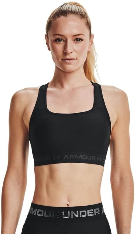 Under Armour Women’s Crossback Mid Impact Sports Bra - Product Image
