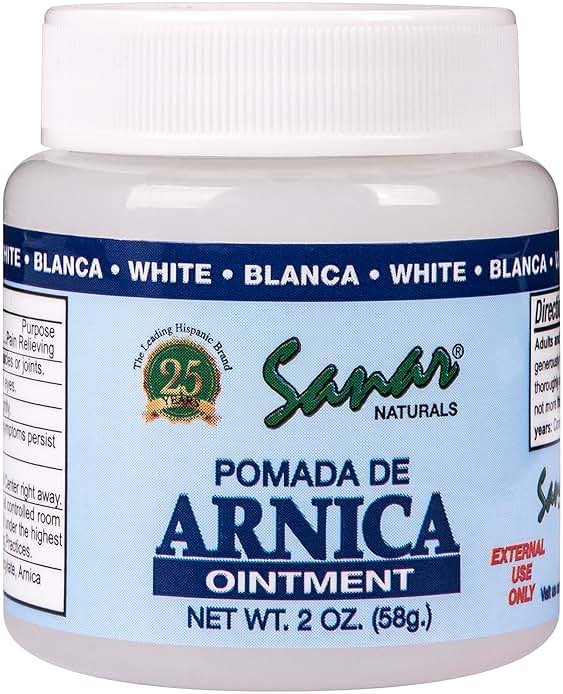 Sanar Naturals Clear Arnica Ointment 2 oz - for Pain Relief and Bruises – Soothing Relief of Muscles Soreness, Joint Pain, Lower Back Pain, and Body - with Menthol and Camphor - Product Image