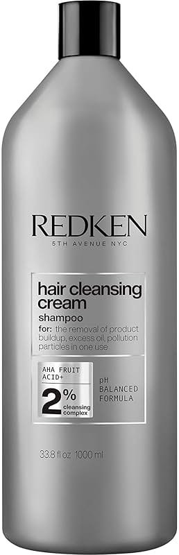 Redken Detox Hair Cleansing Cream Clarifying Shampoo For All Hair Types - Removes Buildup and Strengthens Hair Cuticle - Product Image