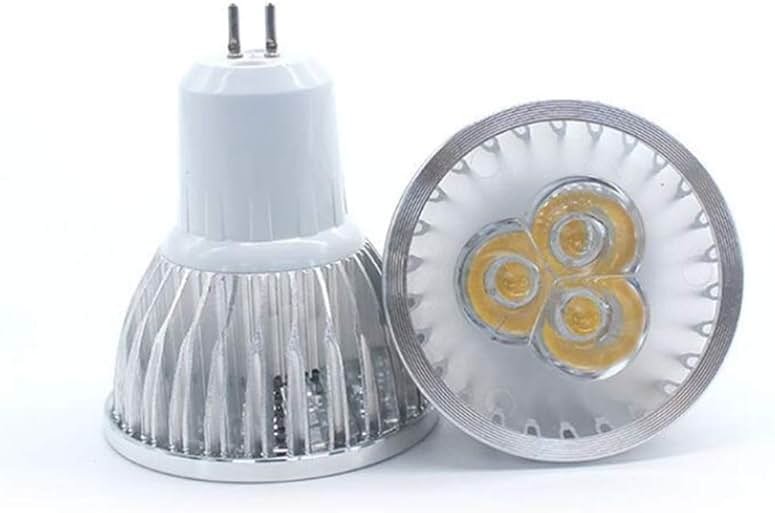 GU5.3 LED Bulbs MR16/GU5.3 3W LED Spotlight,3W(Equivalent 20W-35W Halogen Bulb Replacement) Warm White 3000K LED Spot Light Bulbs for Landscape Recessed Track Lighting,85-265V,240LM,Pack of 8 - Product Image