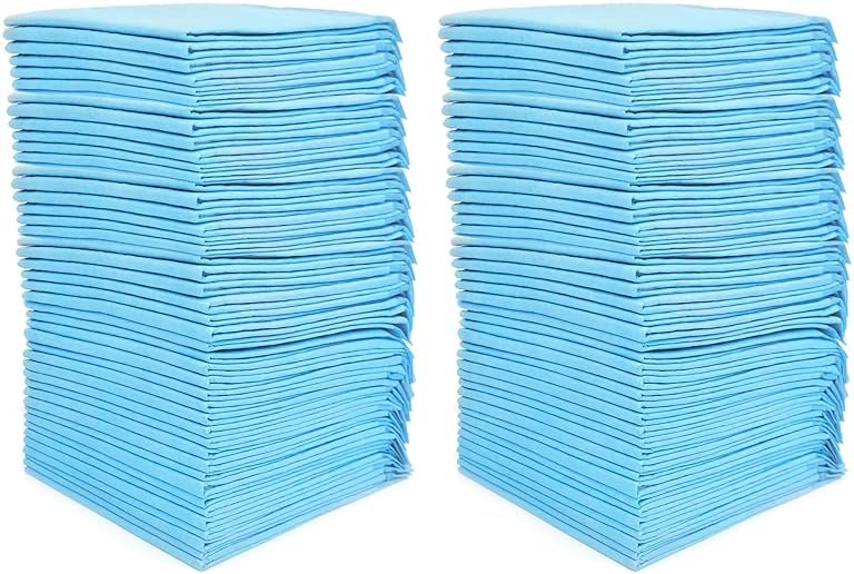 (100 Pads) CalPalmy Ultra Absorbency Pet Toilet Training Pads 18" x 13" Moisture Locking Technology Turns Liquid into Gel - Perfect for Rabbits and Guinea Pigs - Product Image