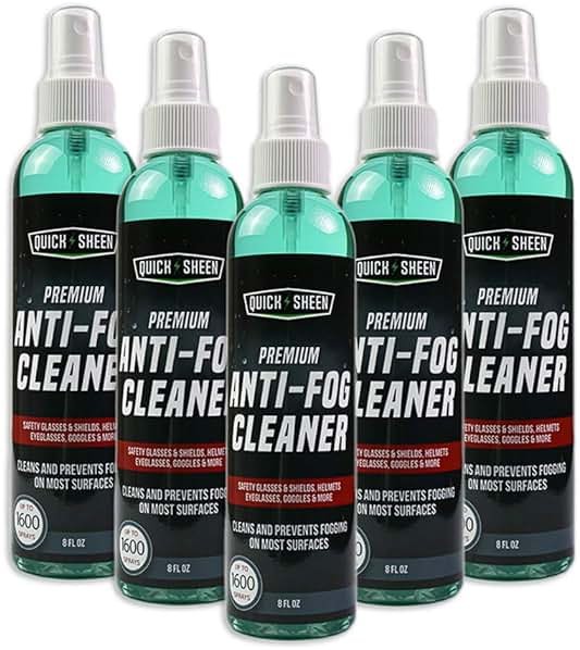 Quick Sheen Anti-Fog Spray for Glass, Windows, Glasses, Masks, Mirrors, Goggles - Product Image