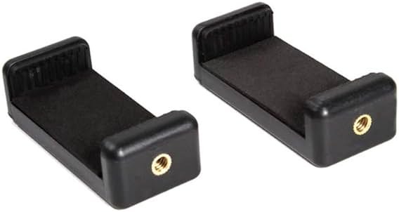 CAMVATE Smartphone Clip Holder with 1/4"-20 Mounting Points (2 Pieces) - 2517 - Product Image