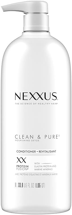 Nexxus Clean and Pure Conditioner, With ProteinFusion, Nourished Hair Care Silicone, Dye And Paraben Free 33.8 oz - Product Image