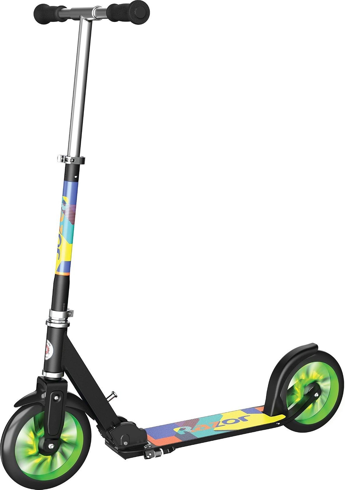 Razor A5 Lux Kick Scooter for Kids Ages 8+ - 8" Urethane Wheels, Aluminum Frame, Anodized Finish Featuring Bold Colors and Graphics, for Riders up to 220 lbs - Product Image
