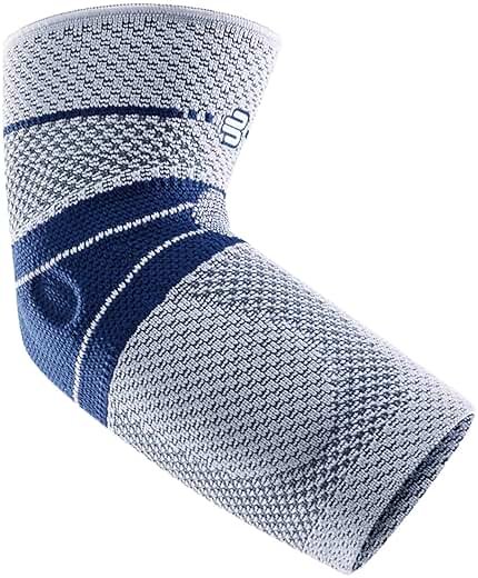Bauerfeind - EpiTrain - Elbow Support - Breathable Knit Elbow Brace Targeted Compression for Chronic Elbow Pain, Supports Forearm Tendons & Muscles, Golfer's or Tennis Elbow Relief - Product Image