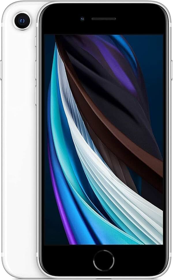 Apple iPhone SE 2nd Generation, 128GB, White - Unlocked (Renewed) - Product Image