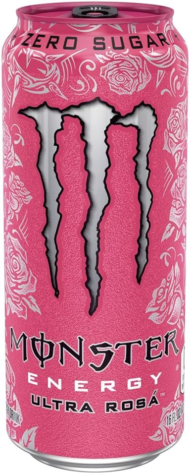 Monster Energy Zero Sugar Ultra Rosa - 16 ounce - Product Image