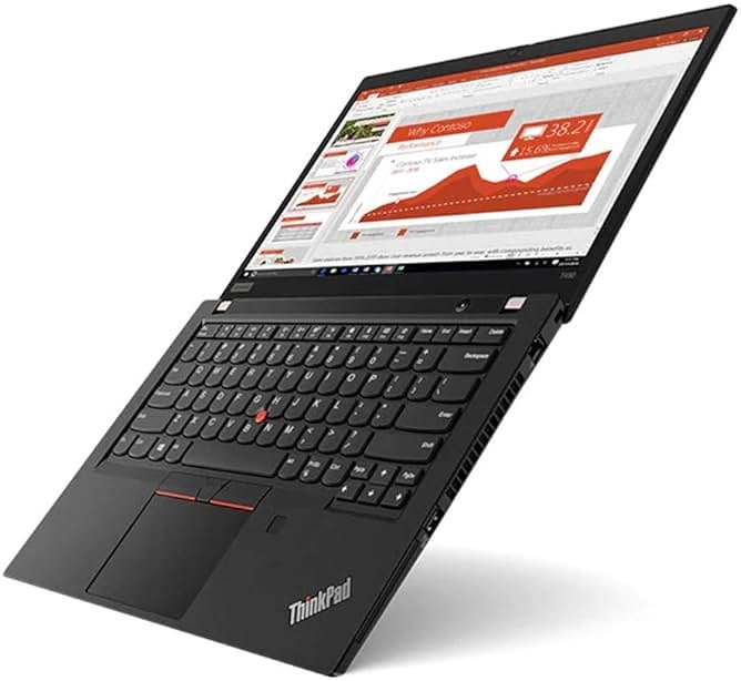 Lenovo ThinkPad T490 20N20032US 14 inches Notebook- 1920 X 1080 - Core i5 I5-8265U - 8 GB RAM - 256 GB SSD - Black - Win10 Pro 64-bit (Renewed) - Product Image