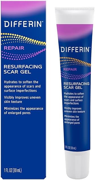 Differin Gel Acne Scar Spot Treatment for Face, Resurfacing Scar Gel, Gentle Skin Care for Acne Prone Sensitive Skin, 1 Oz (Packaging May Vary) - Product Image