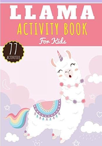 Llama Activity Book: For Kids 4-8 Years Old Boy & Girl | Preschool Activity Book 77 Activities, Games and Puzzles To Discover and Learn on Cute Llamas ... Alpaca | Coloring, Maze, Wordsearch and More. - Product Image