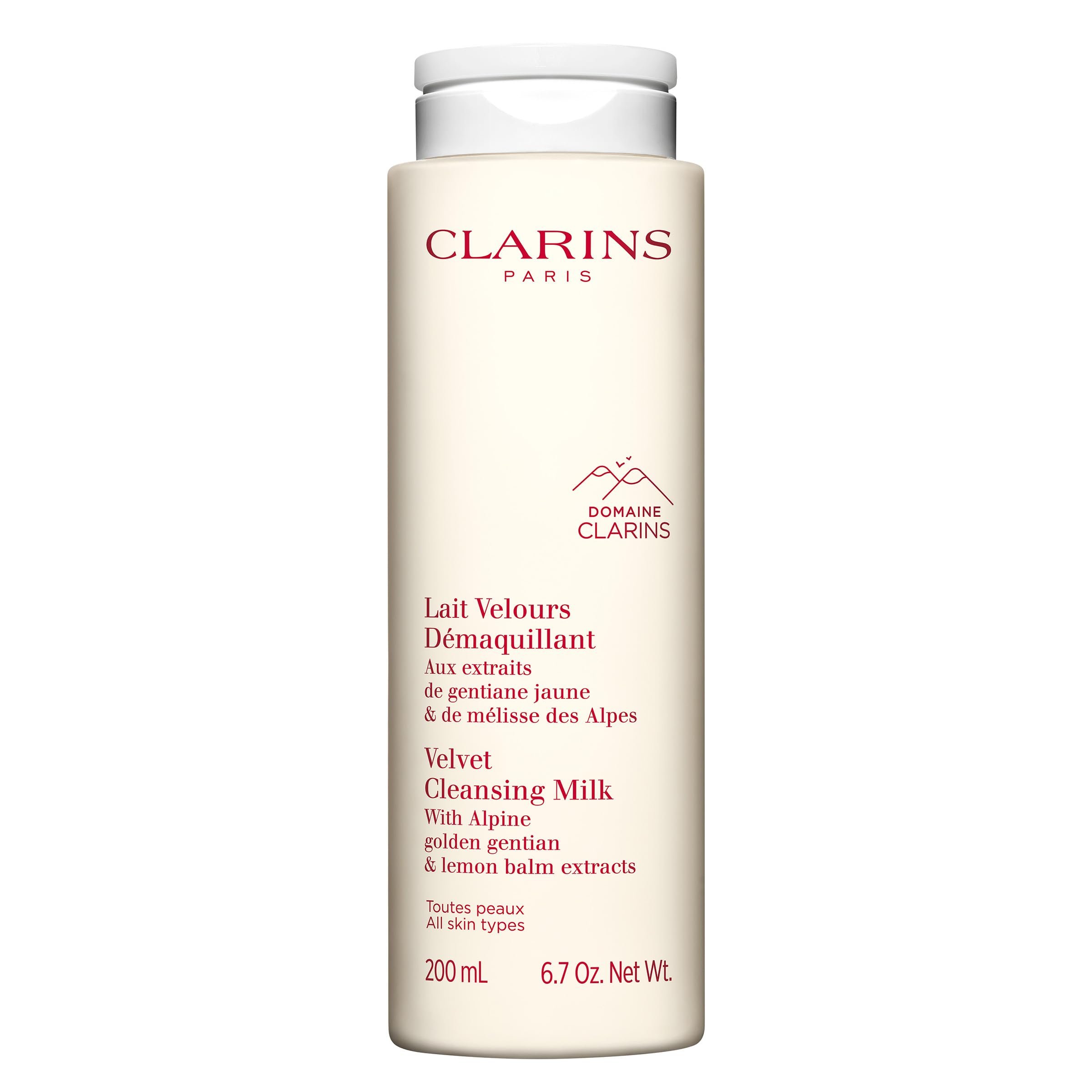 Clarins Velvet Cleansing Milk | Award-Winning | Cleanses, Hydrates and Balances Skin's Microbiota | Dermatologist Tested | Ophthalmologist Tested | Colorant-Free | All Skin Types - Product Image