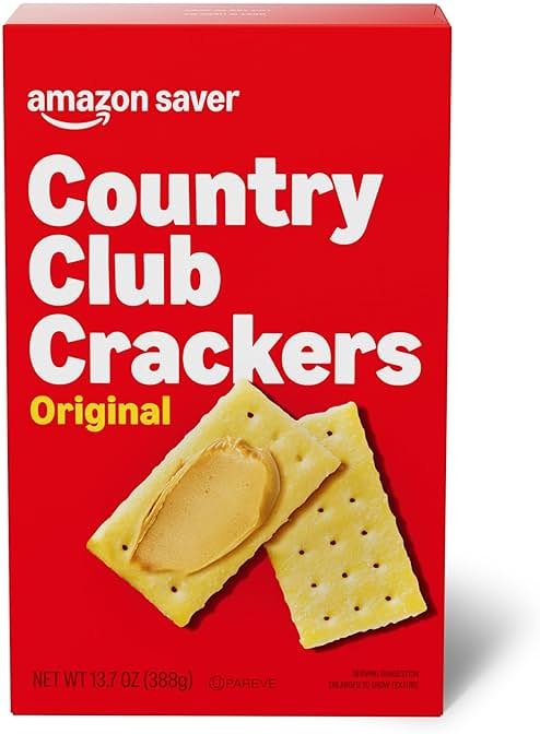 Amazon Saver, Original Country Club Crackers, 13.7 Oz (Previously Happy Belly, Packaging May Vary) - Product Image