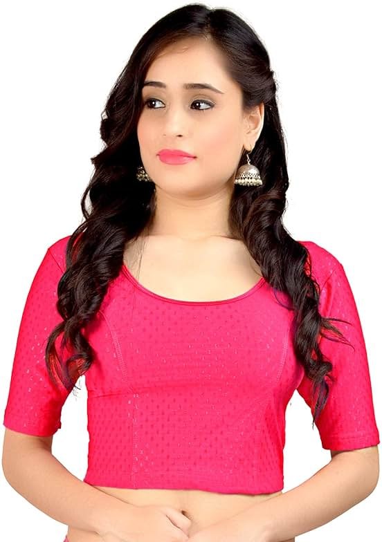 Chandrakala Readymade Blouses for Women Sarees,Stretchable (B179) - Product Image
