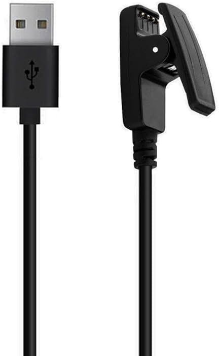 Threeeggs Charging Clip Compatible with Forerunner 235/35/64/230/630/645/645 Music/735XT, USB Charger Cable for Garmin Approach S20/G10, Vivomove HR, Lily/Lily 2 Smart Watch 3.3ft / 100cm - Product Image